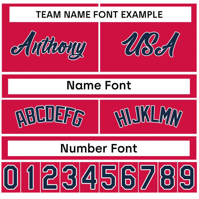 Custom Gold Red-White Authentic Baseball Jersey-3